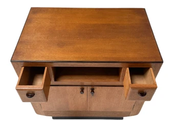 Art Deco Amsterdamse School Cabinet with Drawers by Piet Kramer, 1930s